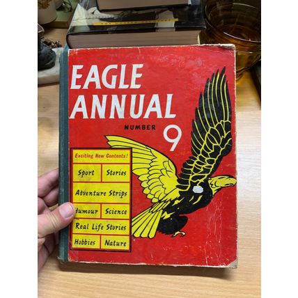 1960 "EAGLE ANNUAL NUMBER 9" DAN DARE ILLUSTRATED HARDBACK BOOK (P5)