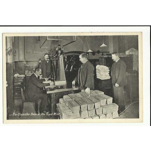 LONDON Royal Mint Chancellor Balance Postcard