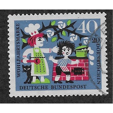 GER 1964 40pf+20pf 'HUMANITARIAN FUND' FINE USED (EBID54-472)