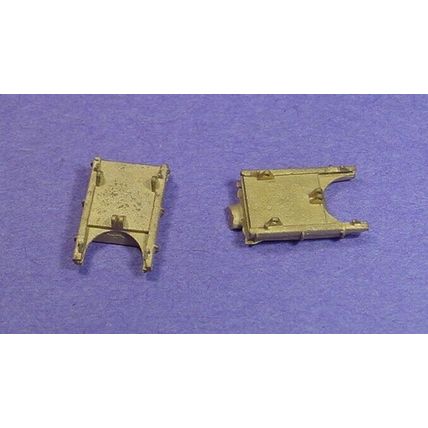 O/On3/On30 WISEMAN BACK SHOP BRASS PARTS BS-225 STEAM LOCOMOTIVE ASH PAN DOORS