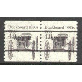 2124a 4.9c Buckboard Fine MNH Dry Gum CNP Right 6 P0402