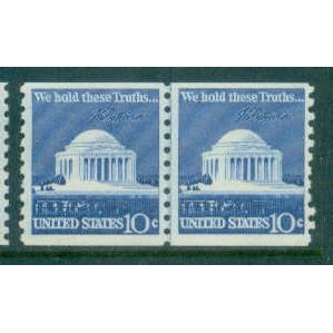 1520 10c Jefferson Memorial Fine MNH CLP B0777