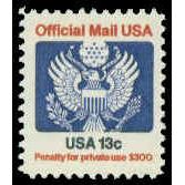 O129 13c Eagle Fine MNH G0576