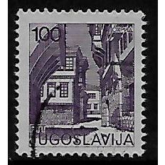 YUGOSLAVIA 1975 TOURISM 1d LILAC OHRID SG 1656 FINE USED#2