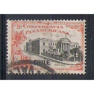 Chile ( Chilie ) N° 127 Yvert OBLITERE ( USED )