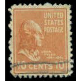 Used 815 10c John Tyler Just Clears M07936