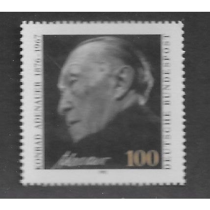 GER 1992 U/M 100pf 'KONRAD ADENAUER' (EBID78-817)