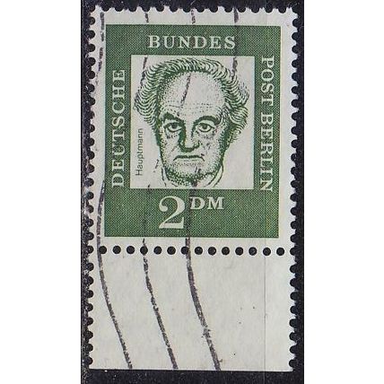GERMANY BERLIN [1961] MiNr 0213 ( O/used ) [01] Persönlichkeiten URand