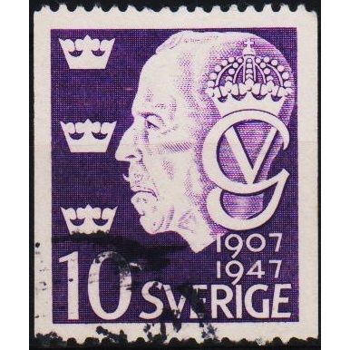 Sweden. 1947 10ore S.G.296 Used