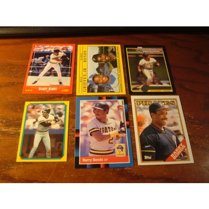 1988-1993, 32-Cards, BARRY BONDS, Giants, Check scans