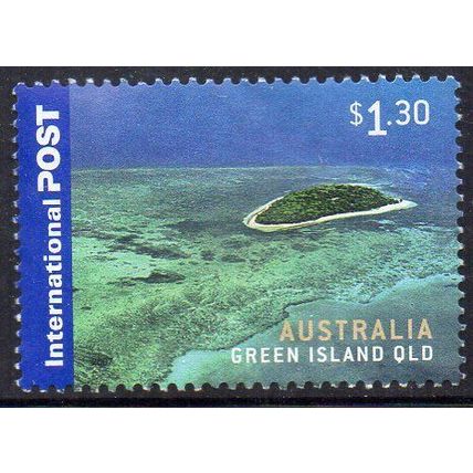 Australia 2007 Island Jewels - Green Island $1.30 International Post Used