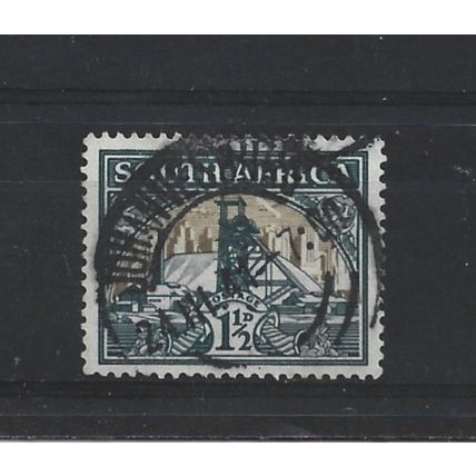 SouthAfrica.SG57 1 1/2d Gold Mine.Afrikaans Inscription.Fine Used.Aug25c