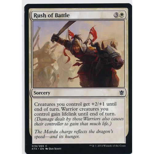 Magic the Gathering MTG Khans of Tarkir 019/269 Rush of Battle
