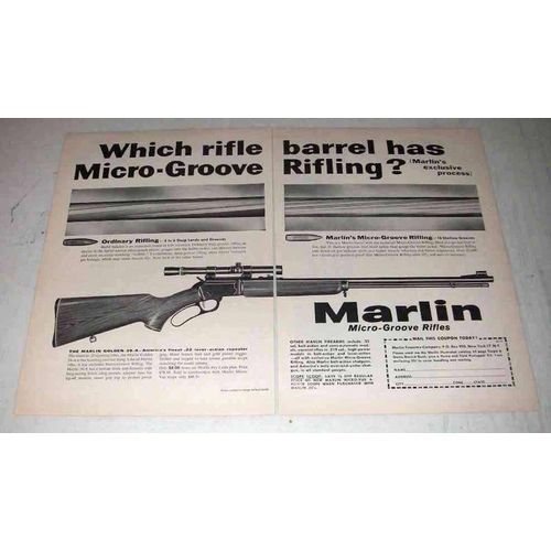 1959 Marlin Golden 39-A Rifle Ad - Micro-Groove