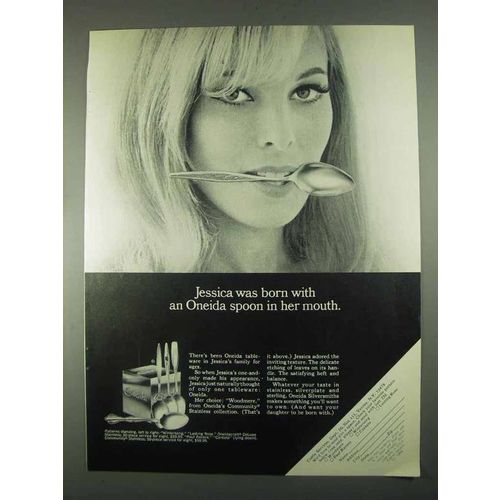 1967 Oneida Community Stainless Ad - Woodmere, Cantata