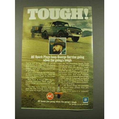 1973 AC Spark Plugs Ad - Tough!