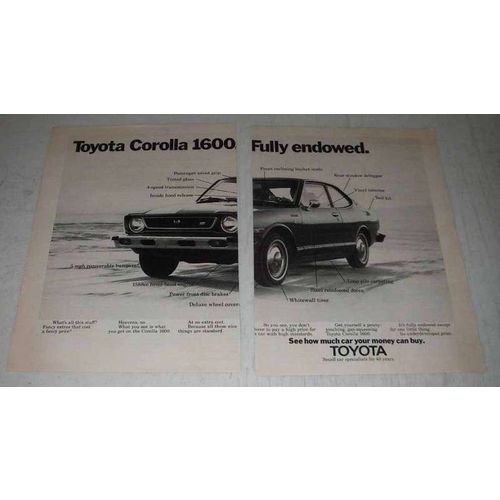 1974 Toyota Corolla 1600 Ad - Fully Endowed