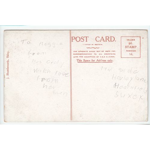New Bridge Ilkley West Yorkshire Postcard Publisher J Shuttleworth