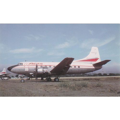 Pacific Martim M404 Civil Aviation Postcard (A19654)