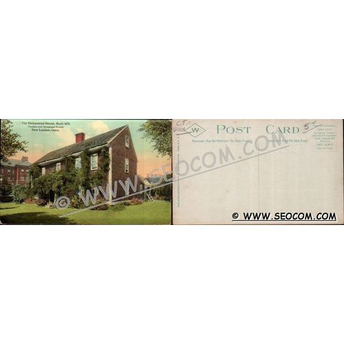 CT New London Postcard The Hempstead House Built 1678 Truman & Hempstead S~2001