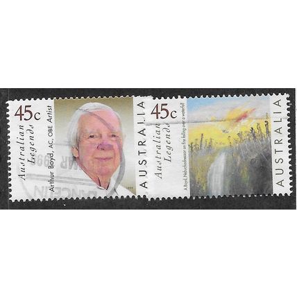 AUS 1999 (SET) 'AUSTRALIAN LEGENDS' (2v) FINE USED (EBID68-167)