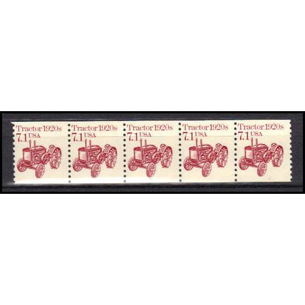 2127 7.1c Tractor Fine MNH Dry Gum PNC 1/5 X0696