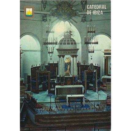 6x4 Continental size printed postcard Cathedral Catedral Ibiza