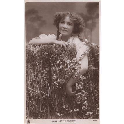 Miss Gertie Millar Child Star Edwardian Actress RPC Postcard