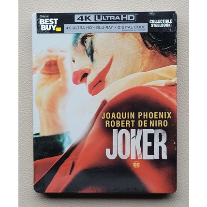 Joker Best Buy Limited Edition Collectible Steelbook 4K Ultra HD Movie