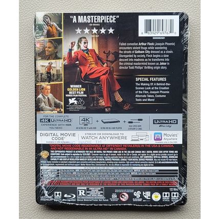 Joker Best Buy Limited Edition Collectible Steelbook 4K Ultra HD Movie