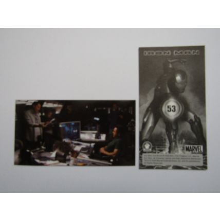 Marvel - Iron Man The Movie 2008 - Preziosi Sticker Drop-down Choice (e18)