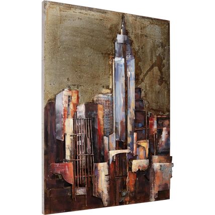 Empire Art Direct "The Empire State Building" Mixed Media Wall Art-40 x 30x 2.8"