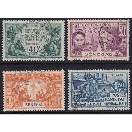 French Senegal 1931 SG 135-8 Used (D-694 (14))
