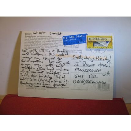 BRANDENBURGER TOR, BERLIN GERMANY used postcard 2009 pm =