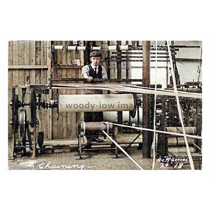 ptc0950 - Cotton Industry , Chaining , Lancashire - print 6x4