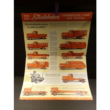 Studebaker Commercial Cars and Trucks 1941 Sales Brochure