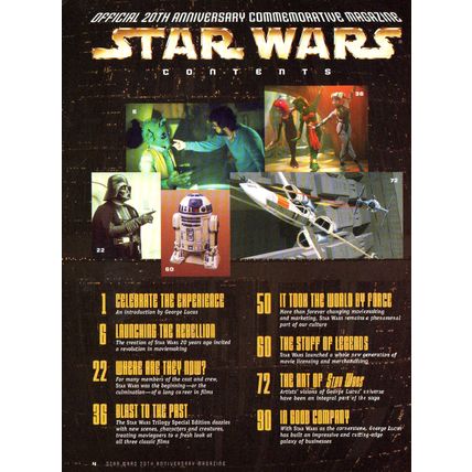 Magazine: Star Wars The Official 20th Anniversary Commemorative - 1997