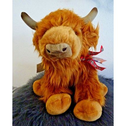 Highland Cow, Heather 16" With Illustrated Booklet Can Be Personalised/Wrapped
