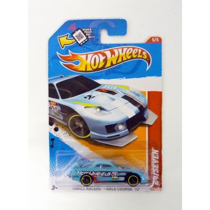 Hot Wheels 24/Seven #185/247 Thrill Racers Race Course 5/5 Blue DieCast Car 2012