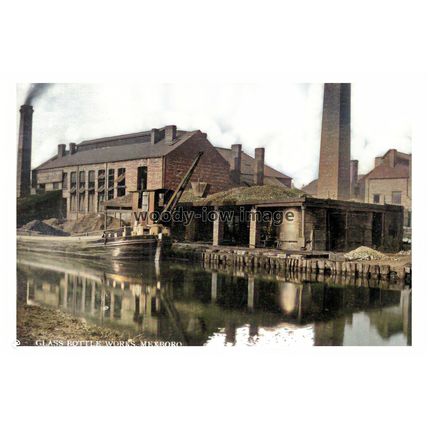 ptc2797 - Yorks. - Sand Barge at Glass Bottle Works in Mexborough - print 6x4