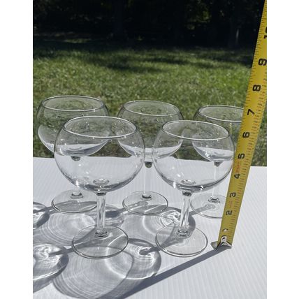 Wine Glasses/Goblets 5pc Lot Elegant Clear Glass Traditional Citation GOURMET