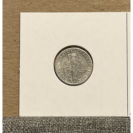 1- 1944 P ( CIR-XF) 90% SILVER WINGED LIBERTY MERCURY DIME.