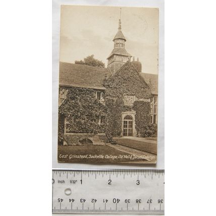 1913 postcard East Grinstead, Sackville College, Old Well & Dorset Lodgings