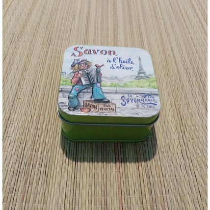 La Savonnerie de Nyons Rose Soap In A Tin 100g
