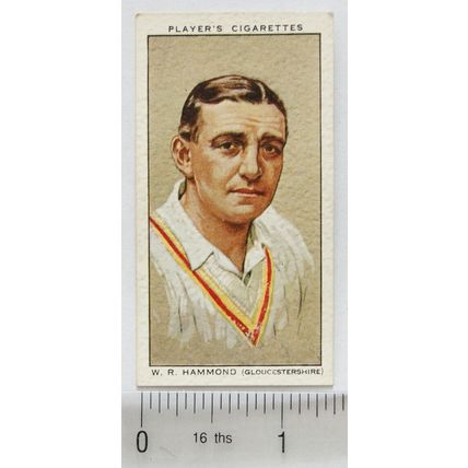 1934 Players Cricketers No. 11 W. R. Hammond, Gloucestershire & England