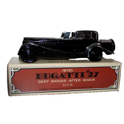 VTG Avon Deep Woods After Shave Cologne Bugatti '27 6.5 oz Car Collectors Gift