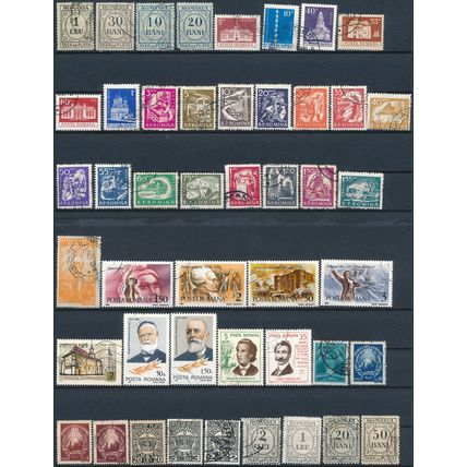 737 Stamp Selection - Romania - Used Hinged & Cancelled to Order