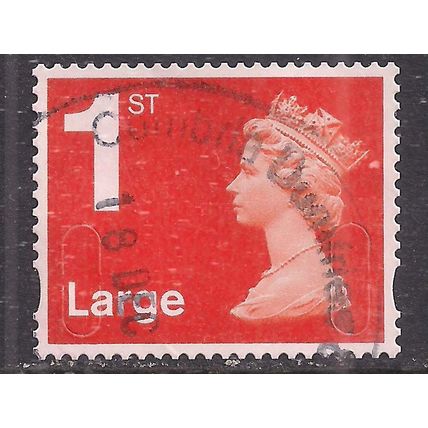 GB 2015 QE2 1st Large Letter Machin used SG U3002 No code ( F1344 )