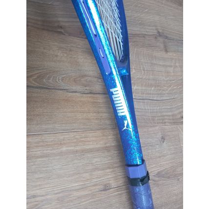 Vintage Puma Precision Club Blue Purple Tennis Racket 68cm Long