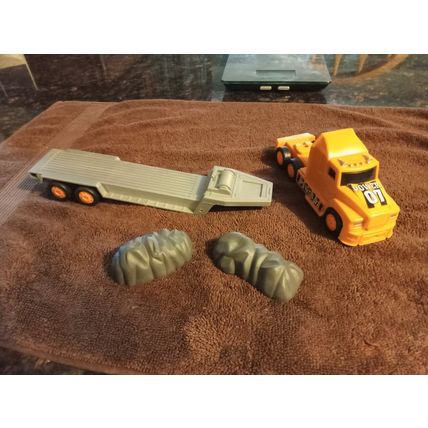Boley Toys Construction Equipment Semi Truck & trailer Bulldozzer & Dump Trucks